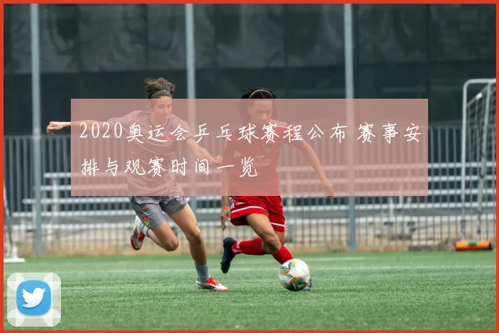 2020奥运会乒乓球赛程公布 赛事安排与观赛时间一览